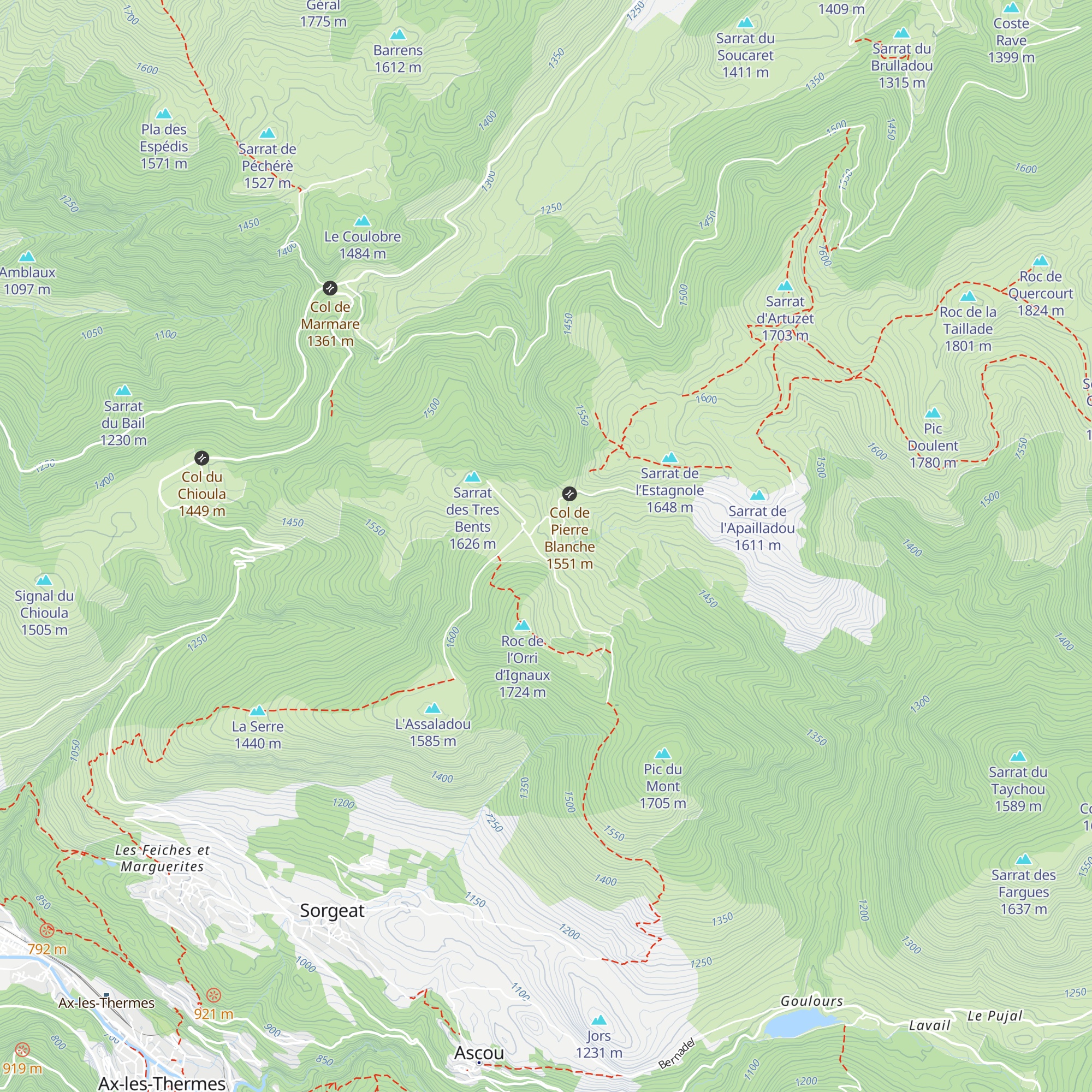 Cabane du Roc de l'Orri d'Ignaux map