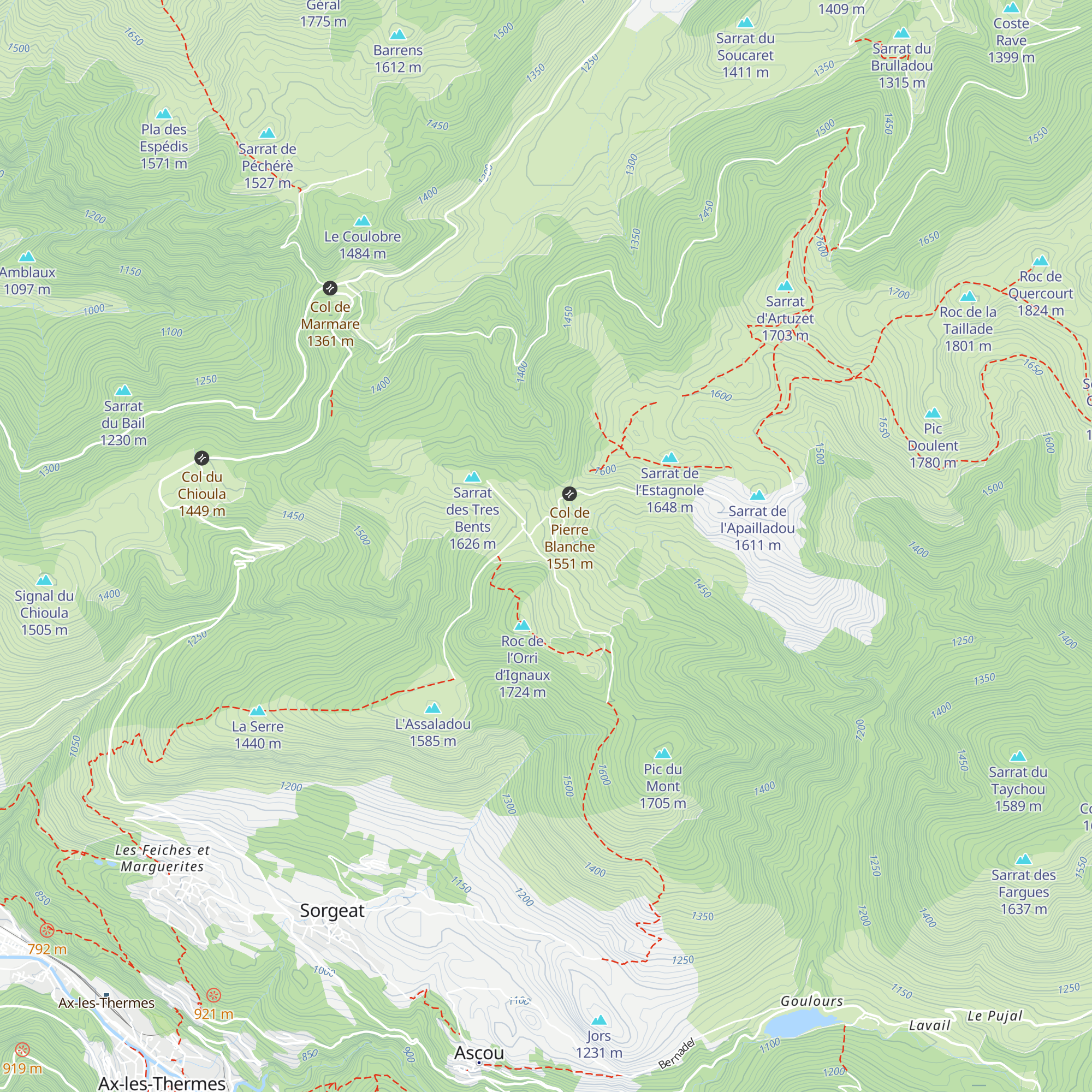 Cabane du Roc de l'Orri d'Ignaux map