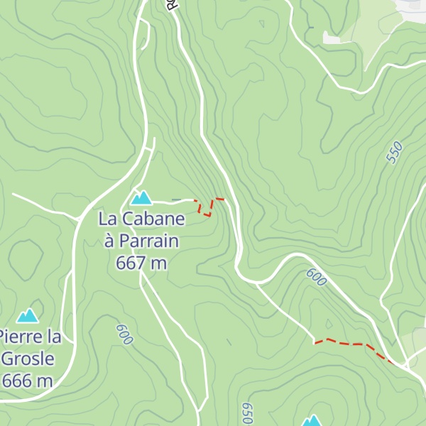 Map of Pierre du Loup