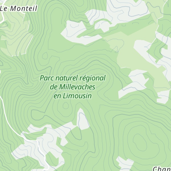 Map of Puy de Gau