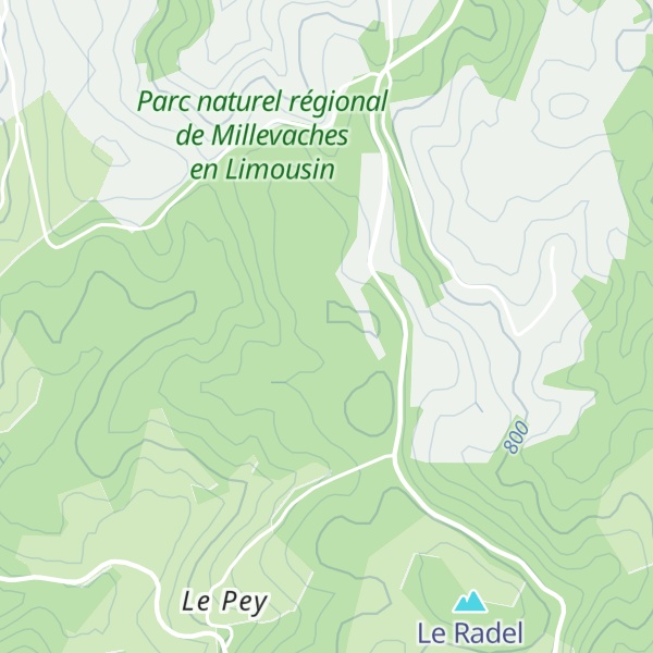 Map of Puy Delris