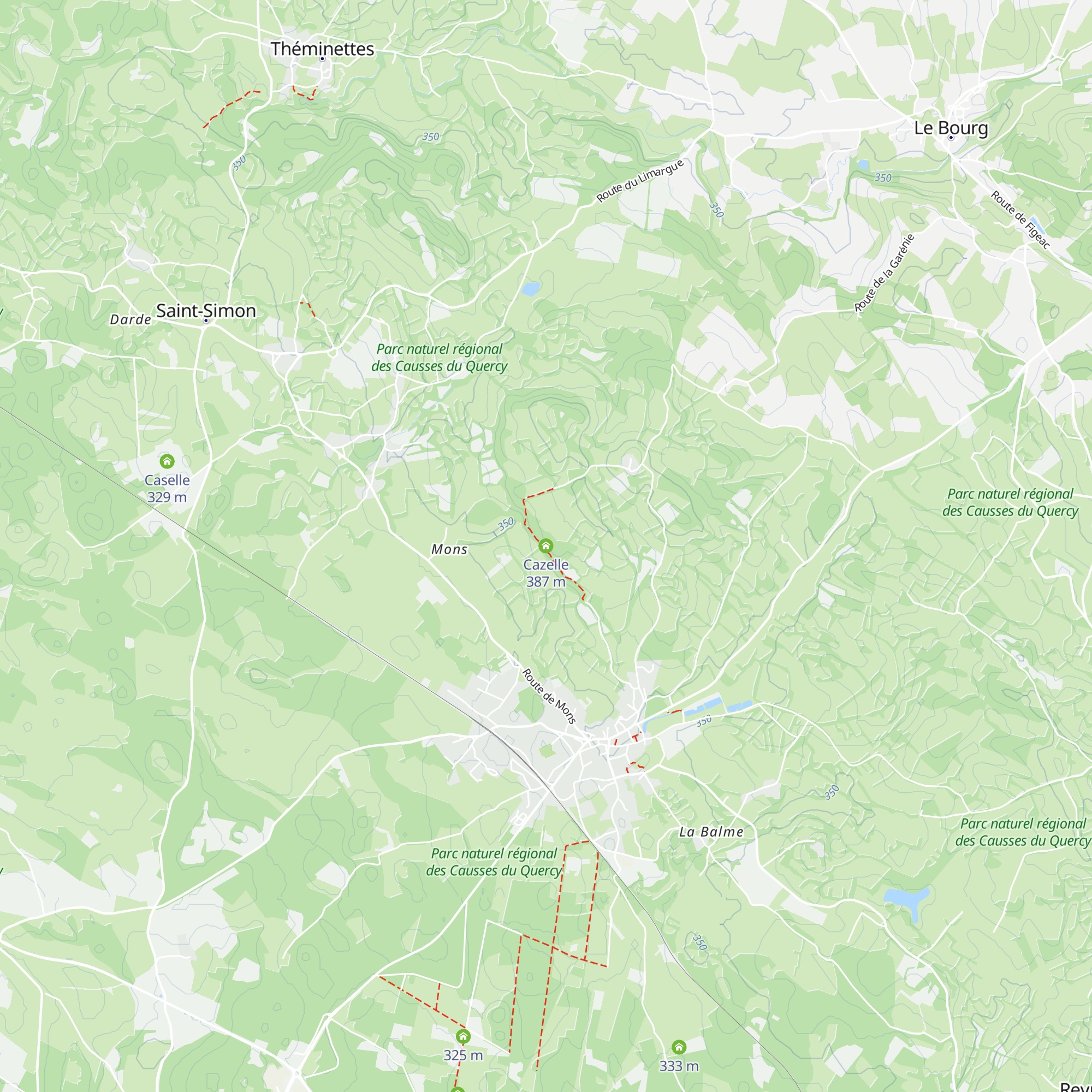 Cazelle map