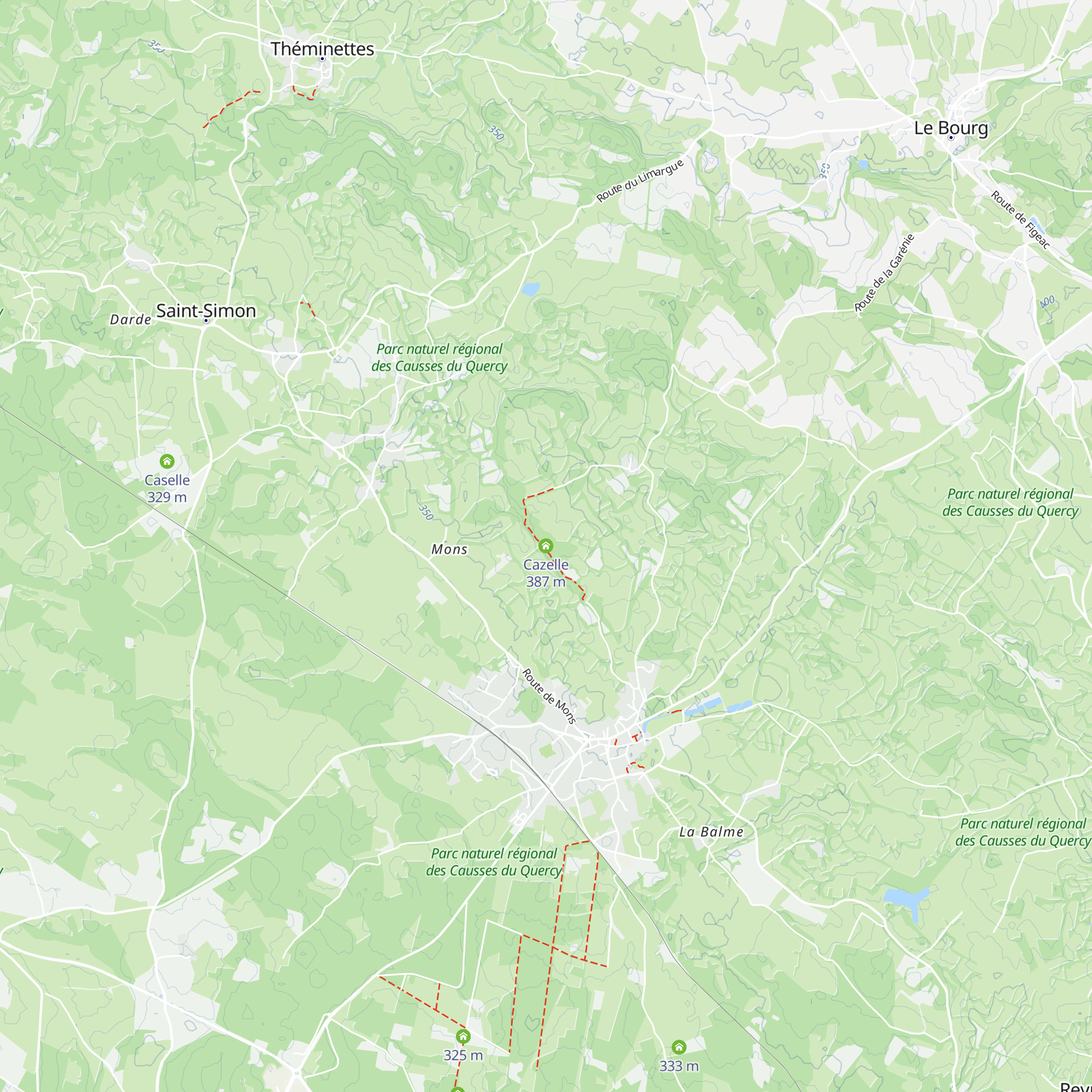 Cazelle map