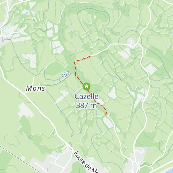 Map of Cazelle