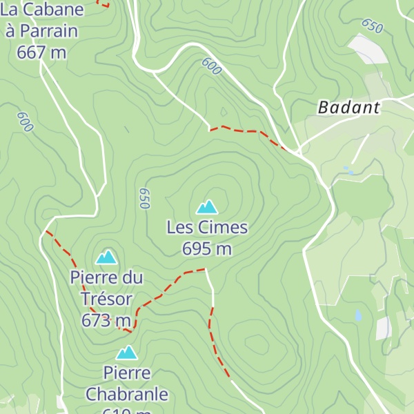 Map of Les Cimes