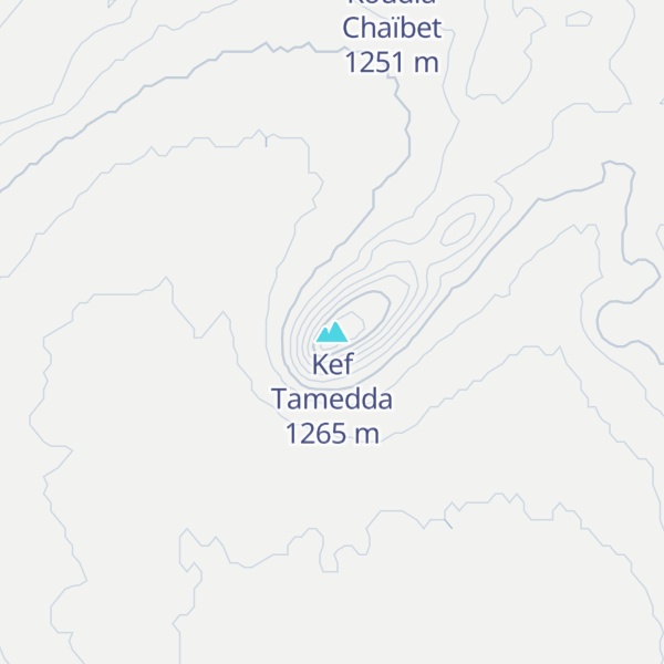 Map of Kef Tamedda