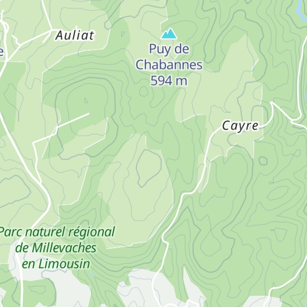 Map of Puy Grand