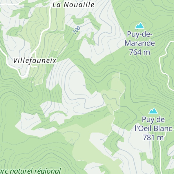 Map of Puy de Grouchy