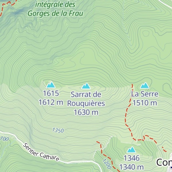 Map of Sarrat de Rouquières