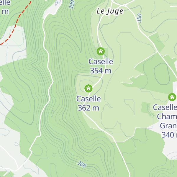 Map of Caselle