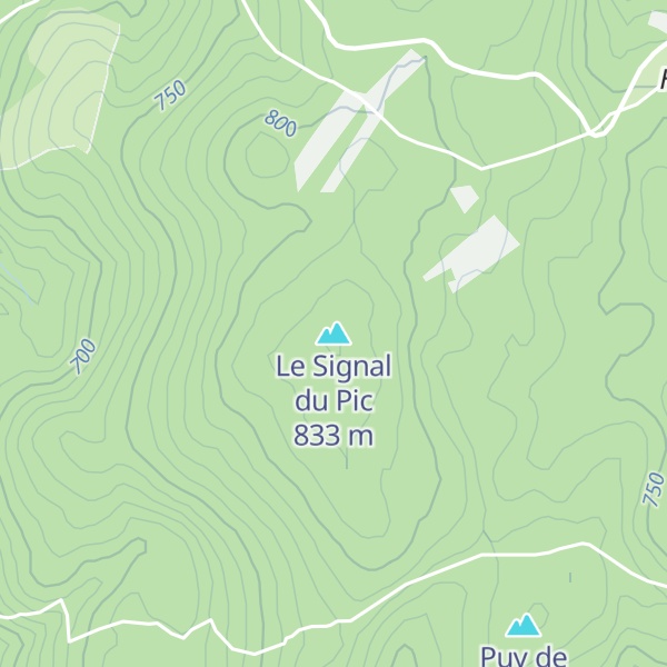 Map of Le Signal du Pic