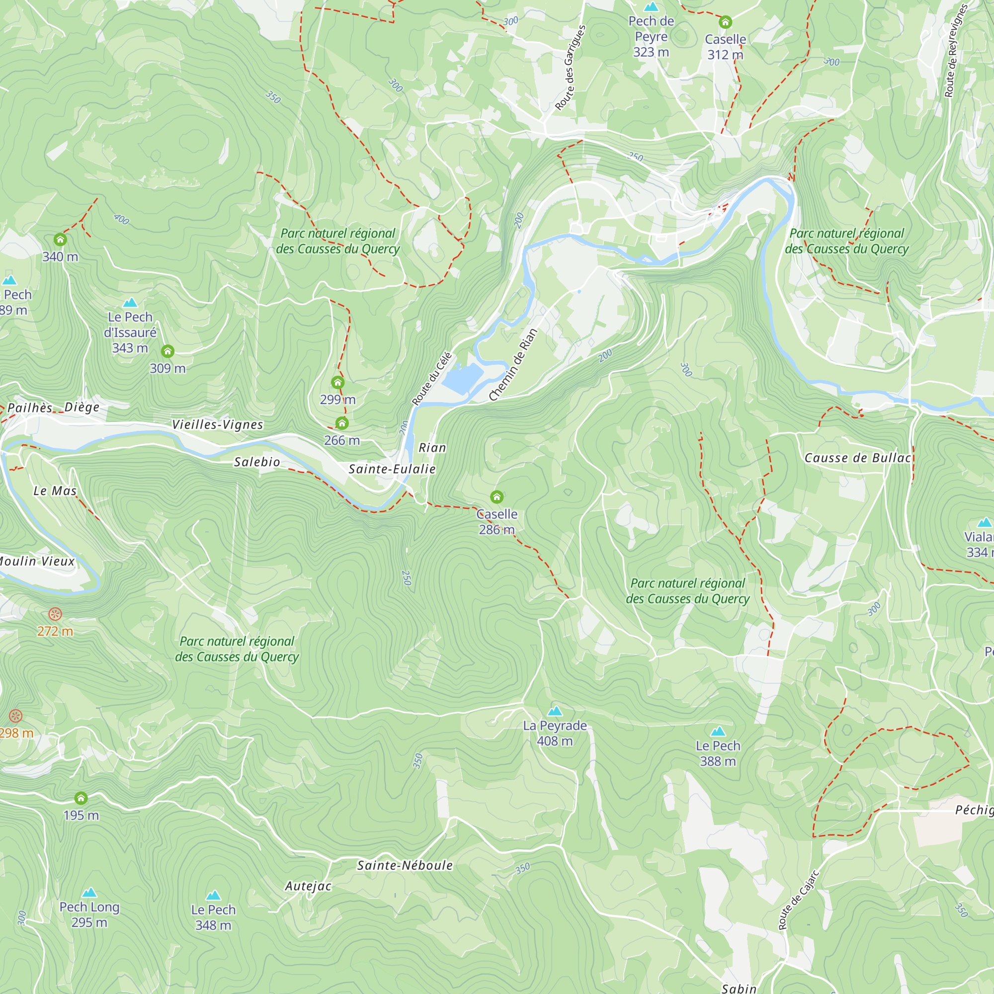 Caselle map