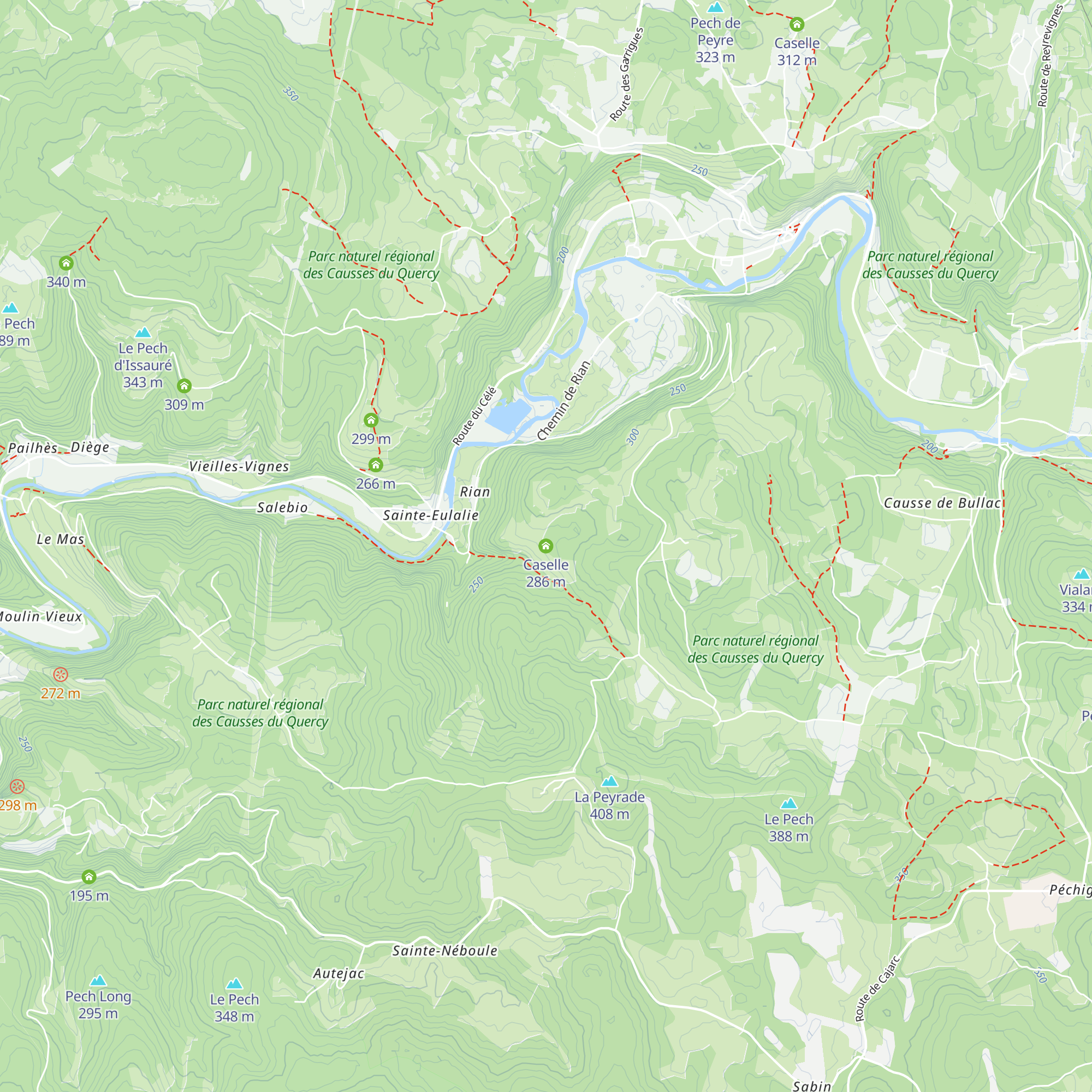 Caselle map