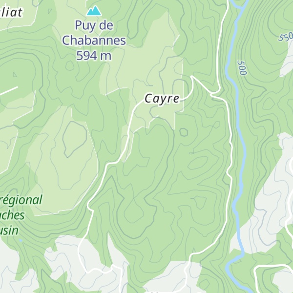 Map of Puy Labessade