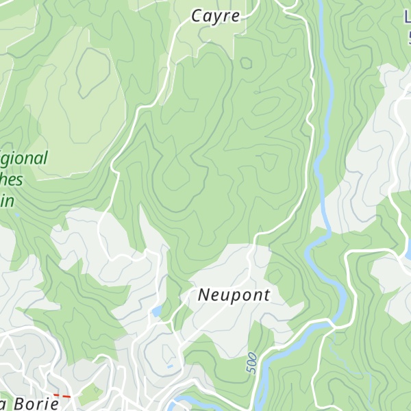 Map of Puy Chabrier