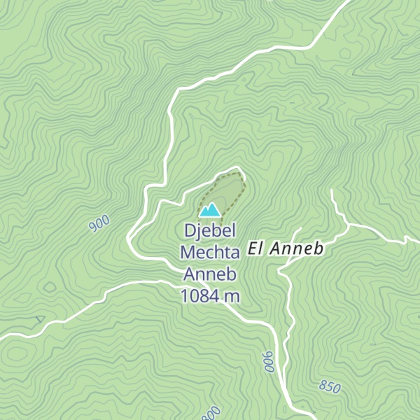 Map of Djebel Mechta Anneb