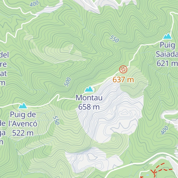 Map of Montau