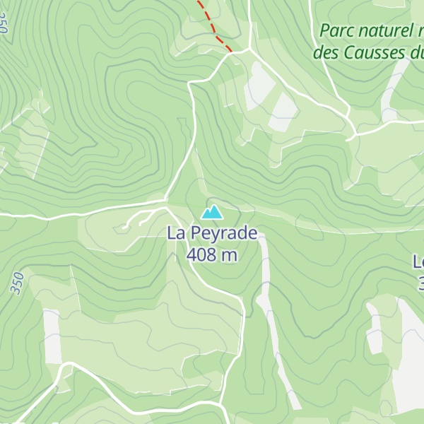 Map of La Peyrade