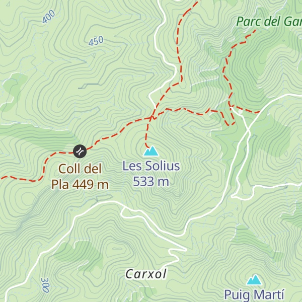 Map of Les Solius