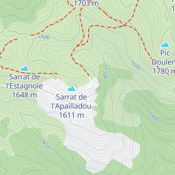 Map of Cabane de l'Apailladou