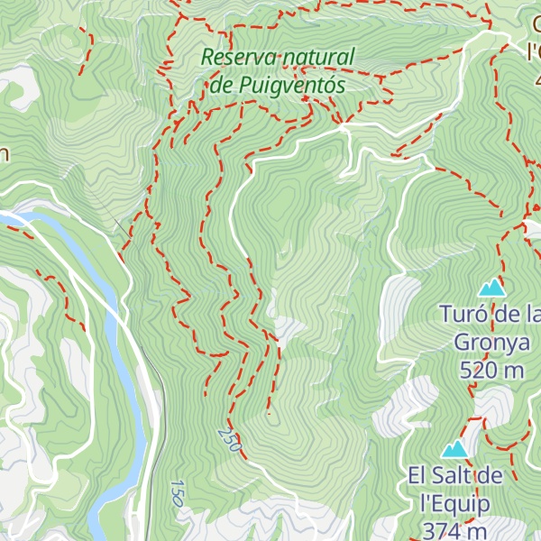 Map of Turó de les Torrades