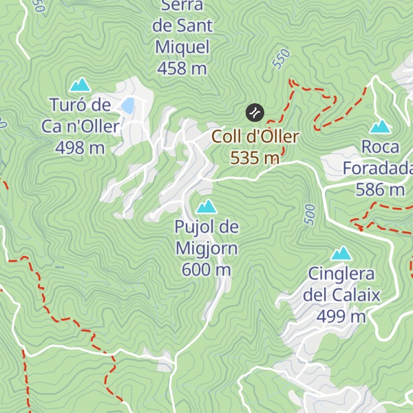 Map of Pujol de Migjorn