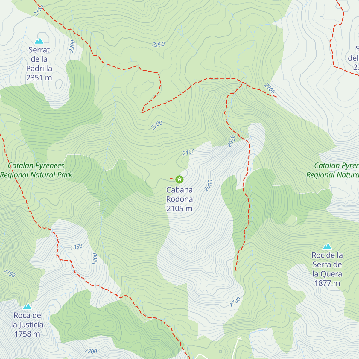 Cabana Rodona map