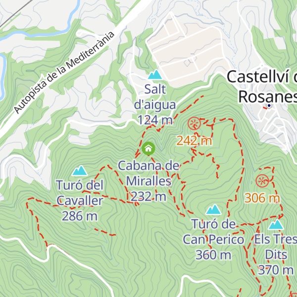 Map of Cabana de Miralles