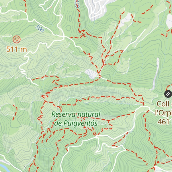 Map of Turó dels Ducs