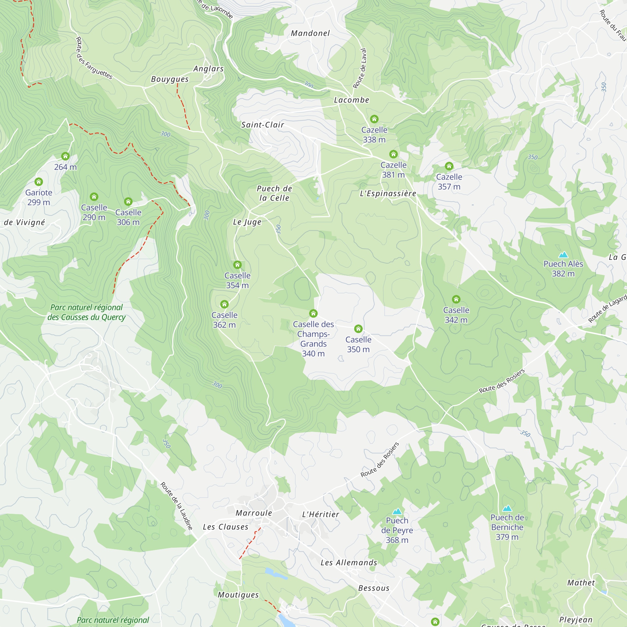 Caselle des Champs-Grands map