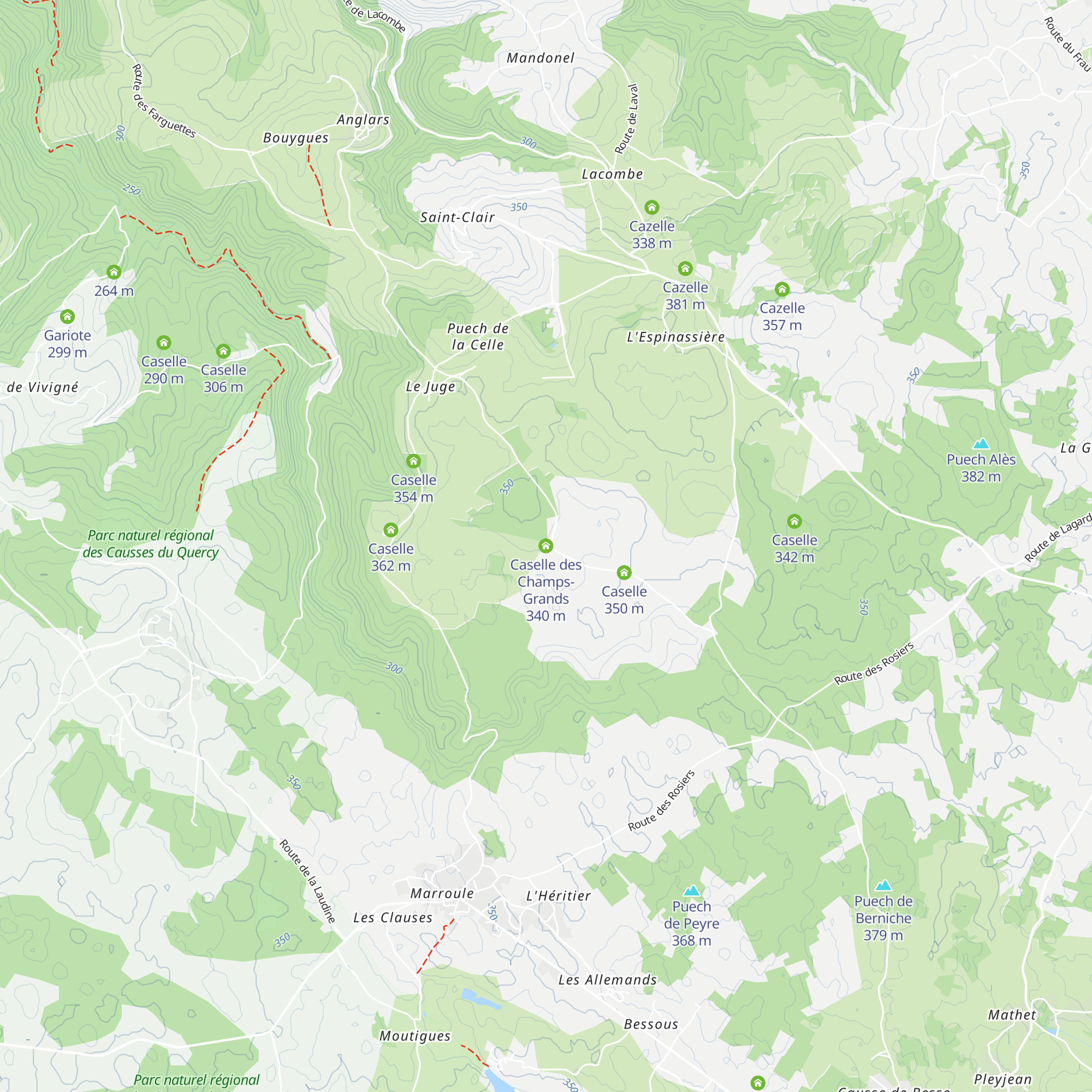 Caselle des Champs-Grands map