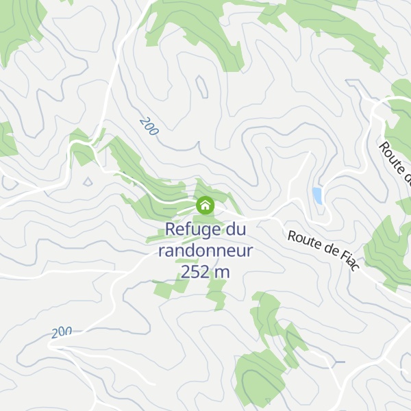 Map of Refuge du randonneur
