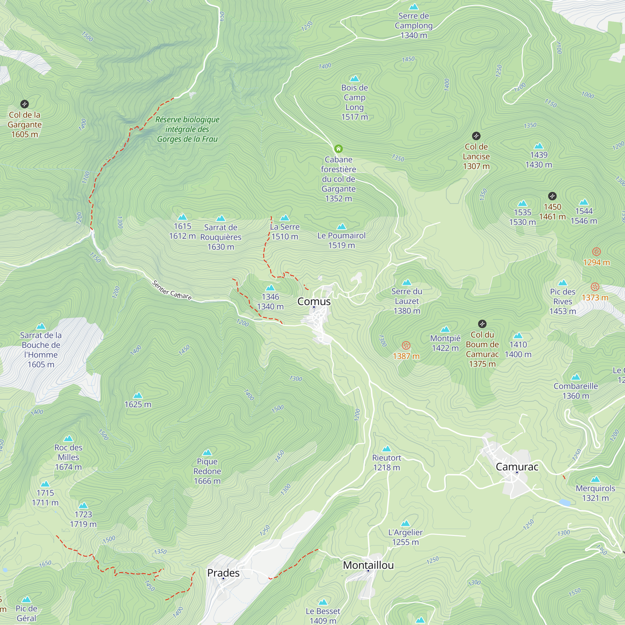 Gîtes d'étape Le Presbytère map