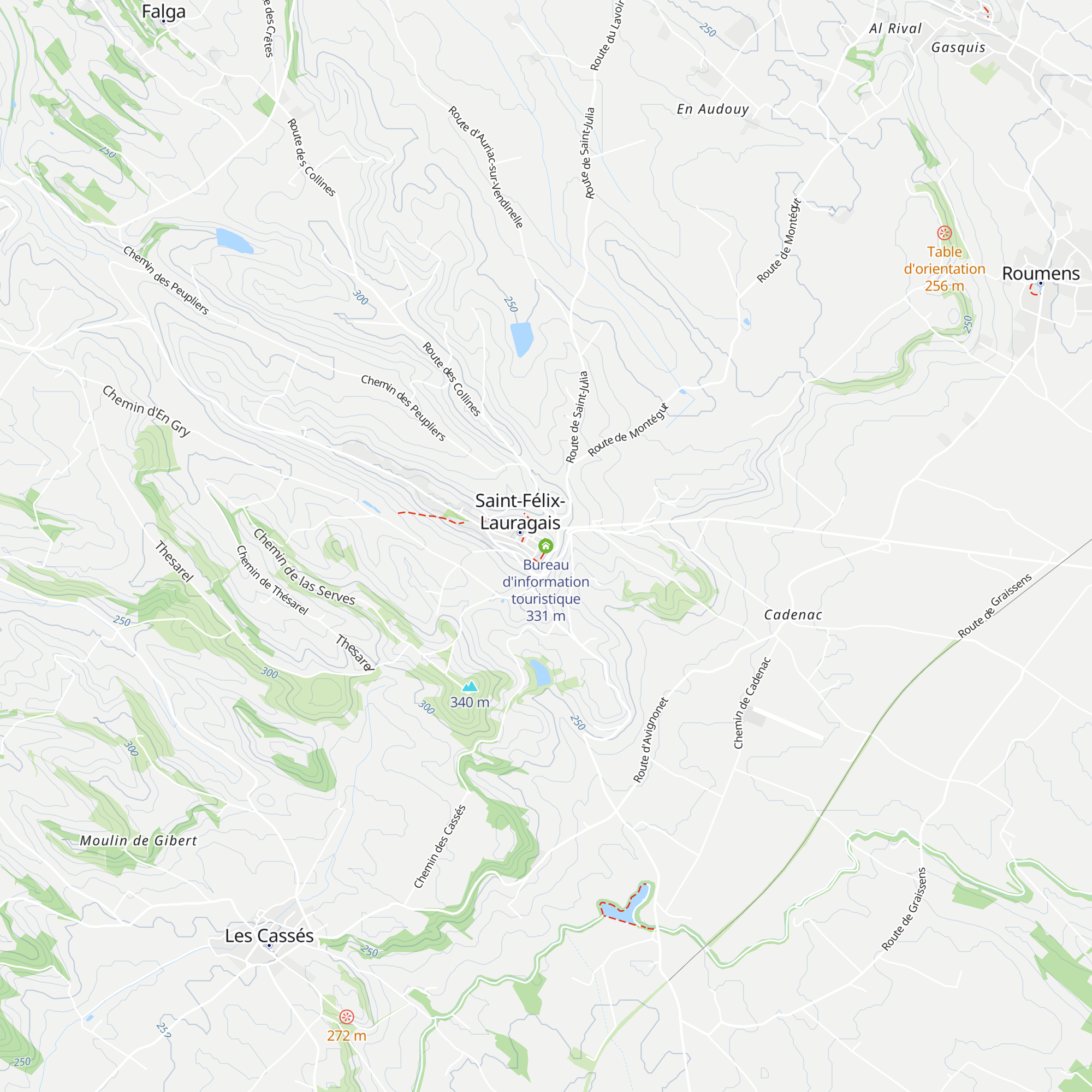 Bureau d'information touristique map