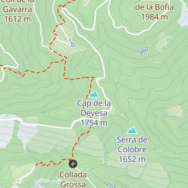 Map of Cap de la Devesa