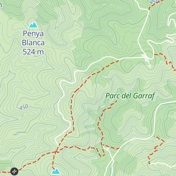 Map of Serrat Blanc