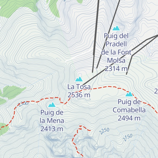 Map of La Tosa