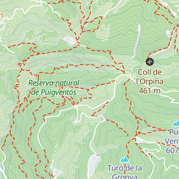 Map of Puig Cendrós