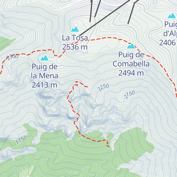 Map of Cabana de la Mena