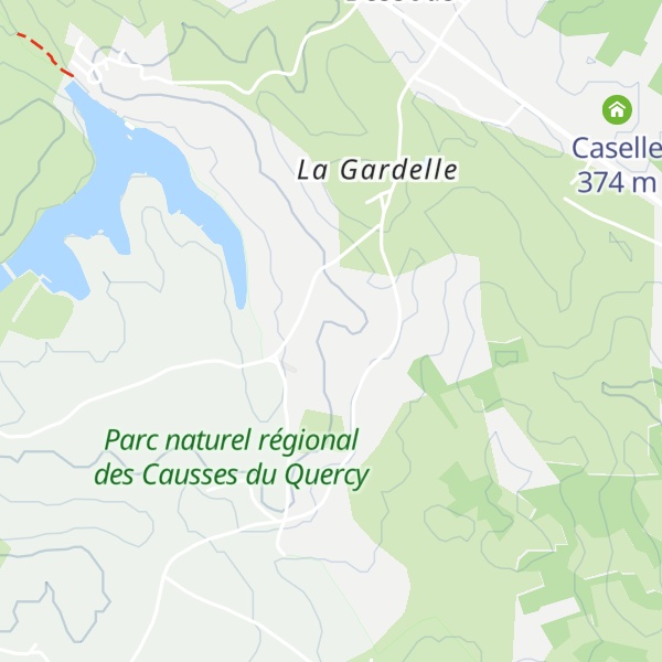 Map of Caselle