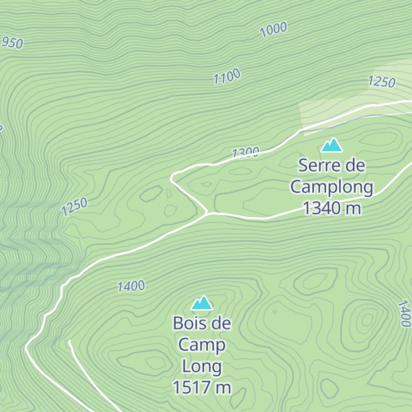 Map of Cabane forestière de la Coume Campion