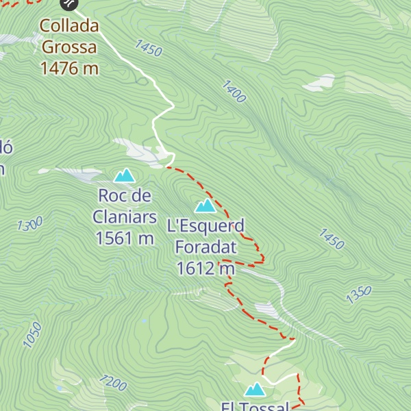 Map of L'Esquerd Foradat