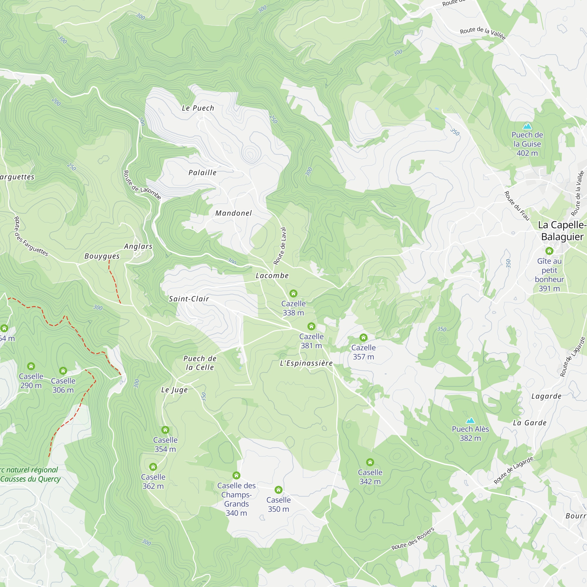 Cazelle map