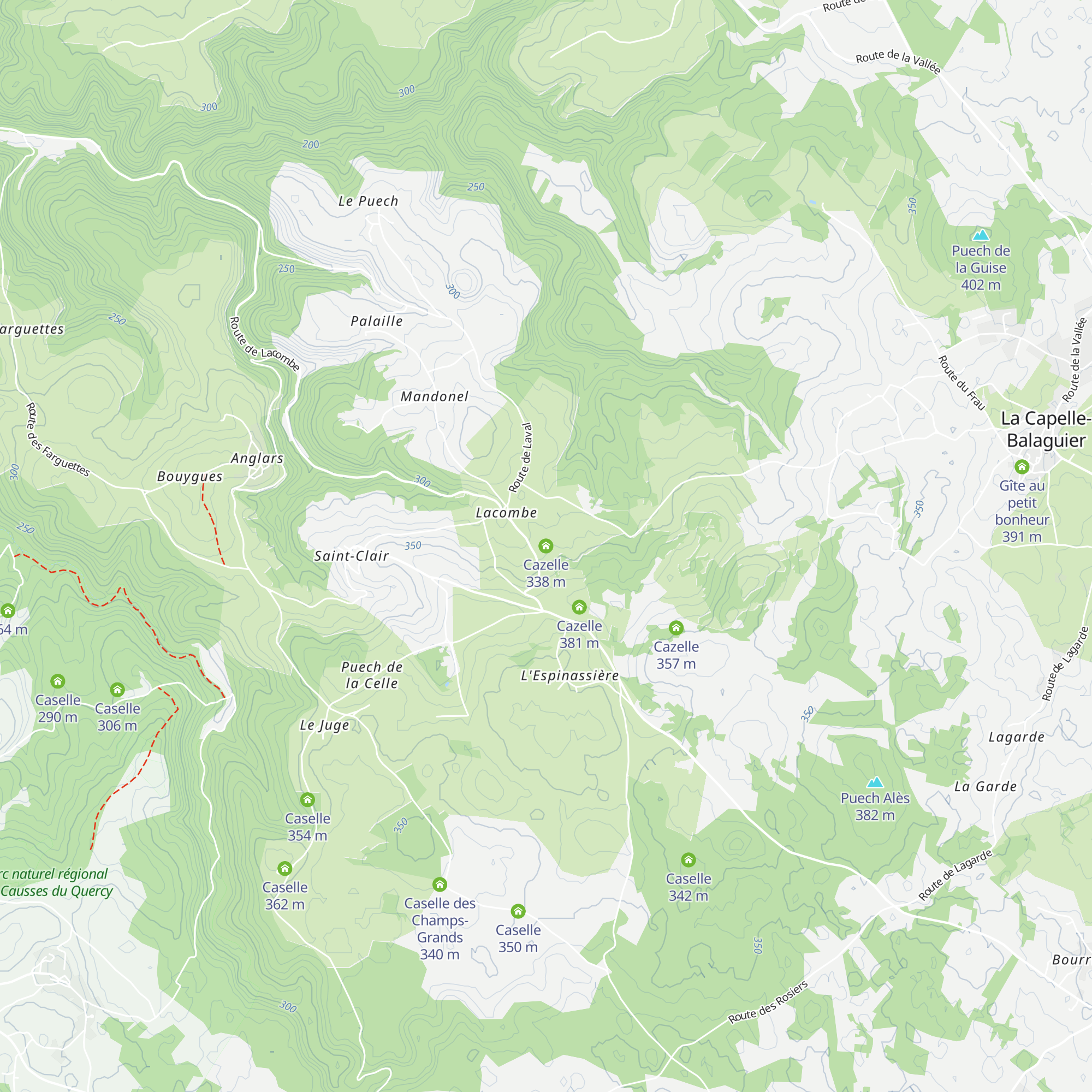 Cazelle map