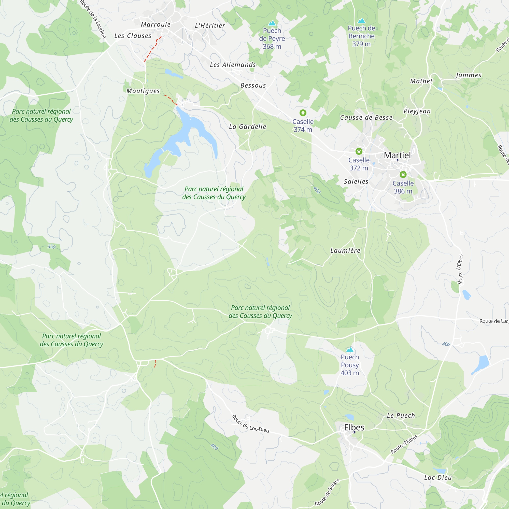 Caselle map