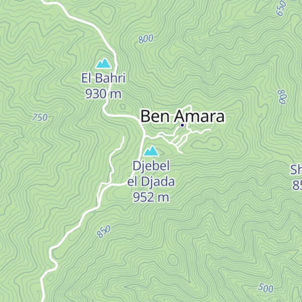 Map of Djebel el Djada