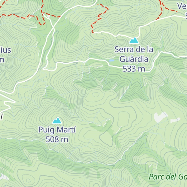 Map of Pic de l'Àliga