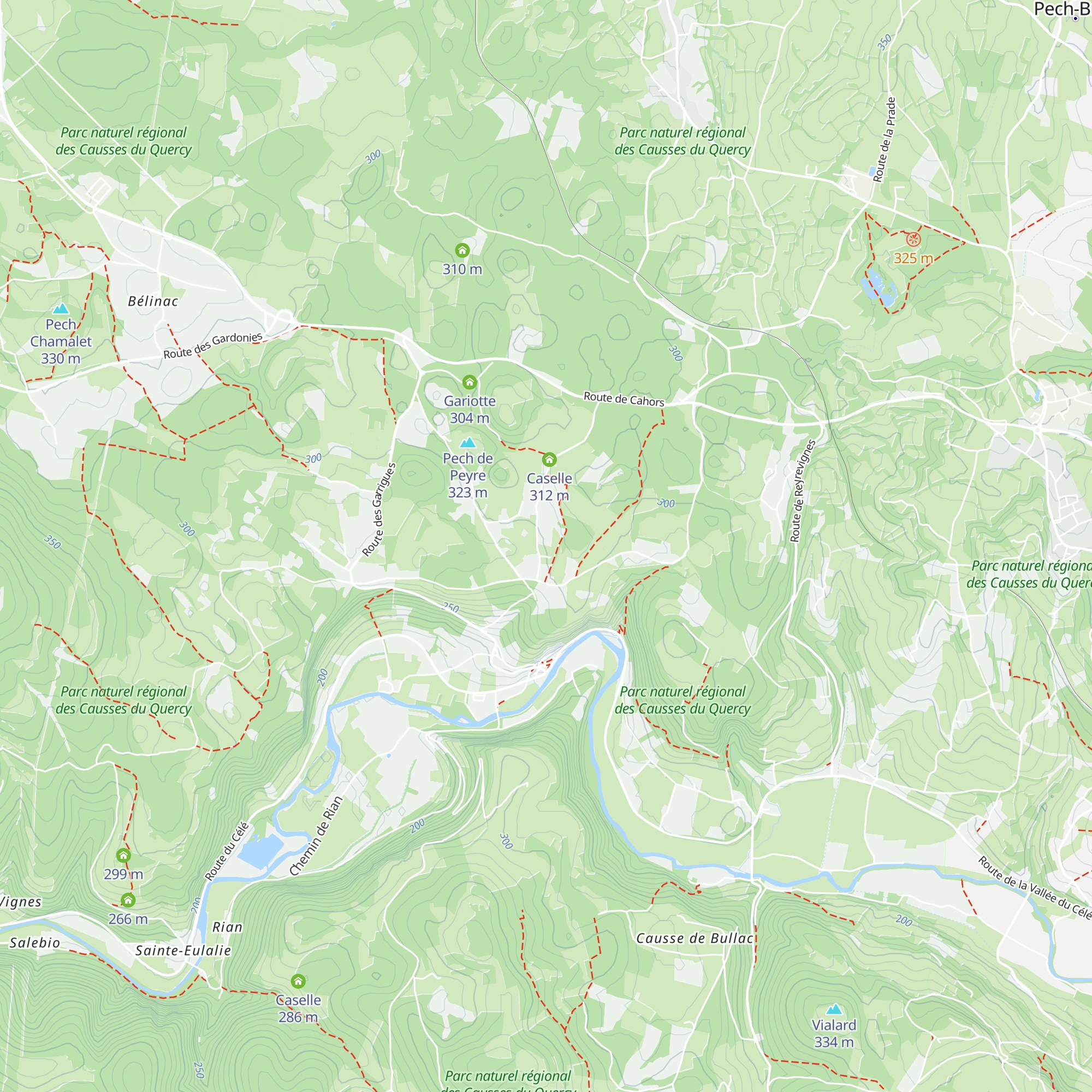 Caselle map