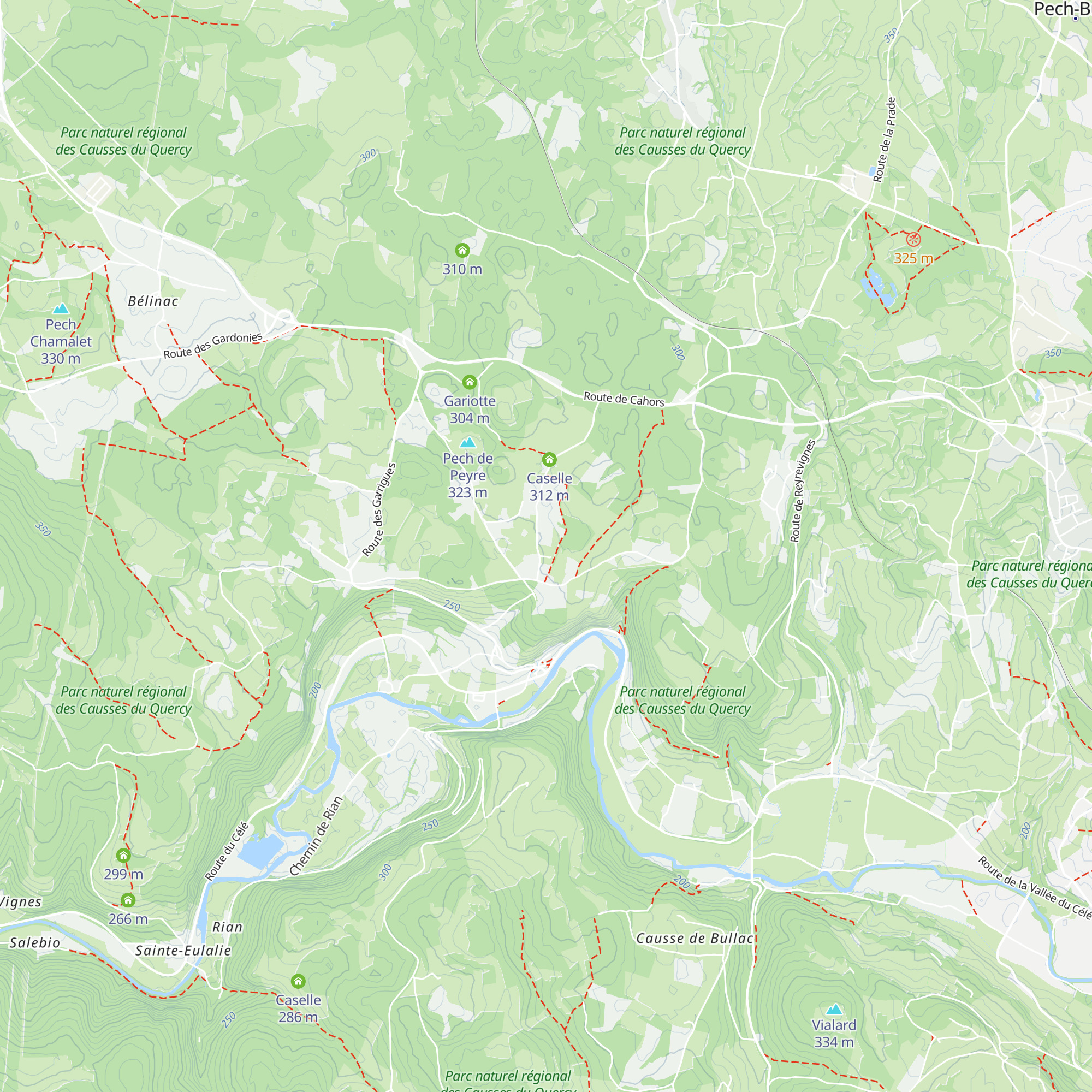 Caselle map