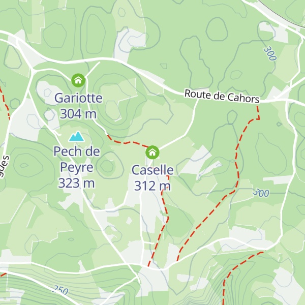 Map of Caselle